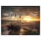 Designart - Grassy and beach sunset - Sea & Shore Photography on wrapped Canvas
